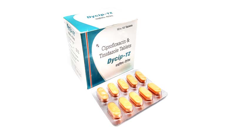 Ciprofloxacin 500mg + Tinidazole 600mg