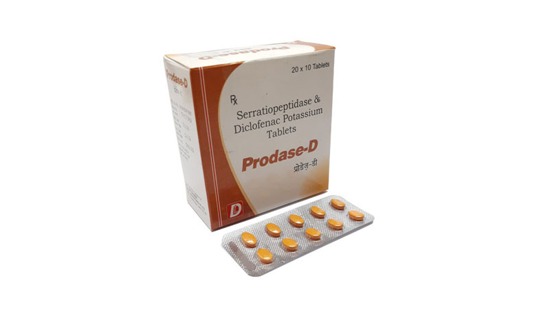 Diclofenac Potassium 50 mg + Serratiopeptidase 10 mg