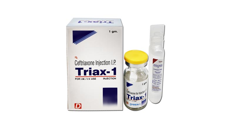 Ceftriaxone 1 gm Injection