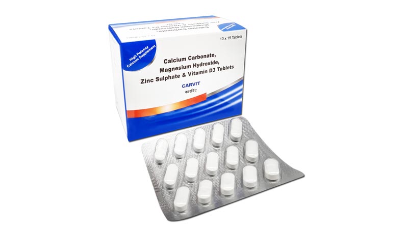 Calcium Carbonate with Magnesium, Zinc & Vit.D3