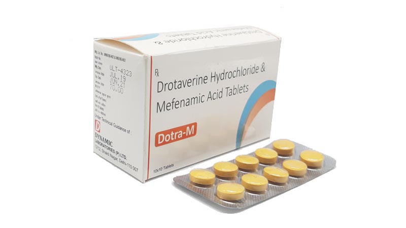Drotaverine Hcl 80 mg + Mefenamic Acid 250 mg