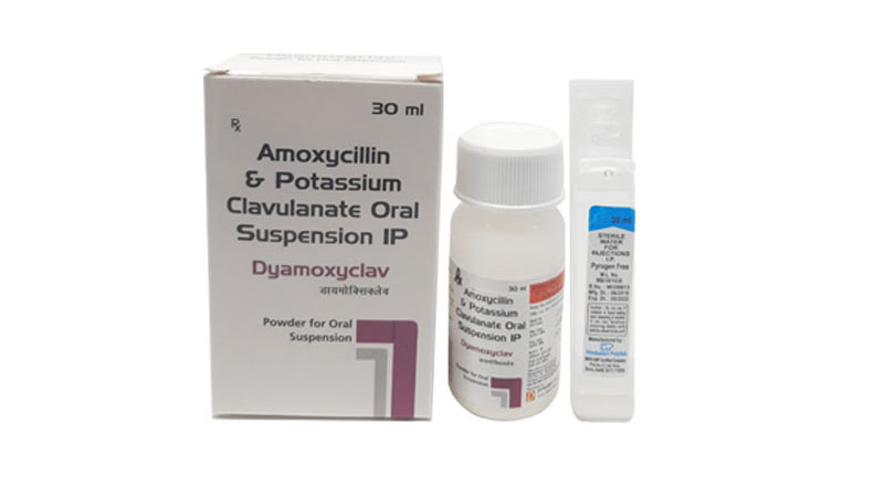 Amoxcillin 400 mg + Clavulanic Acid 45 mg